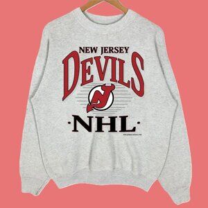 Vtg 90s New Jersey Devils Shirt, New Jersey Devils NHL Unisex Sweatshirt tee